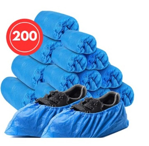 200 Stück - 40MU - Überschuhe - Einweg - wasserdicht - Schuhüberzieher - Shoe Covers