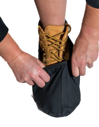 Scovvii Professionelle Überschuhe | Schwarz | Robust | Rutschfest | Wasserdicht | Langlebig | Überschuhe