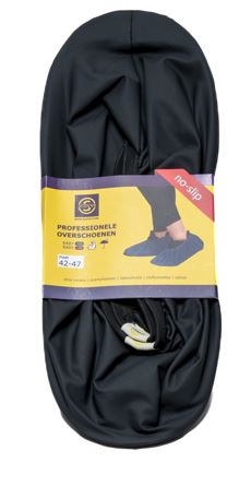 Scovvii Professionelle Überschuhe | Schwarz | Robust | Rutschfest | Wasserdicht | Langlebig | Überschuhe