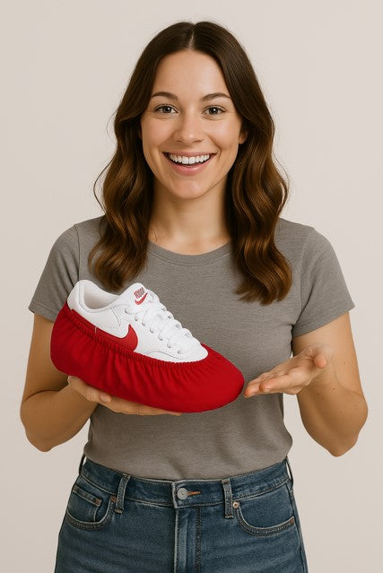 Scovvii Premium Overschoenen | Rood | Antislip | Herbruikbaar