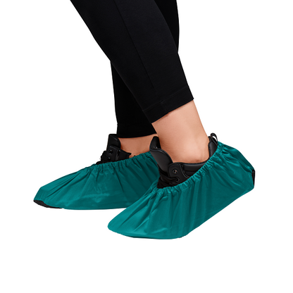 Scovvii Premium Überschuhe | Grün | Robust | Rutschfest | Waschbar | Überschuh